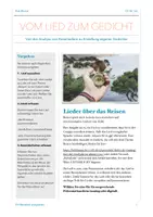 Vorschau - Arbeitsblätter - Reiselieder- Arbeitsblatt - Seite 1