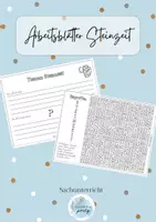 Vorschau - Arbeitsblätter - Arbeitsblätter zum Thema Steinzeit - Deckblatt