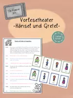 Vorschau - Arbeitsblätter - Vorlesetheater - Hänsel und Gretel - Deckblatt