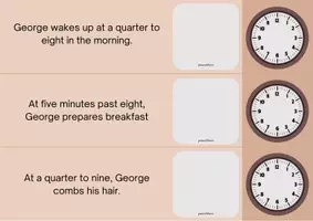 Vista previa - Unidades / Secuencias / Situaciones de Aprendizaje - Time and daily routines with George - página 3