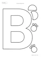 Vorschau - Mal- und Bastelvorlagen - Buchstabentier B wie Bär – Buchstabenheft Grundschule (Klasse 1) | Buchstabeneinführung, Bastelvorlage & Anfangsunterricht - Seite 2