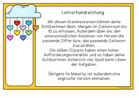Vorschau - Aufgabenkarten - ZR 10 Klammerkarten Herzwolken - Seite 3