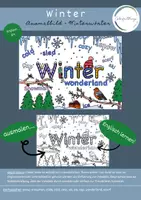 Vorschau - Spiele - Winterausmalbild - Deckblatt
