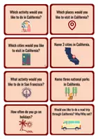 Vorschau - Aufgabenkarten - Stop and swap cards California mit Tippkarte auf Rückseite - Deckblatt