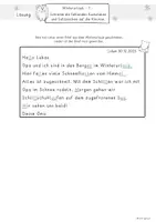 Vorschau - Stationenlernen - Deutsch Lesen und Verstehen 2.Klasse, 3.Klasse Kleckertext Rechtschreibung, Groß- und Kleinschreibung - Seite 3