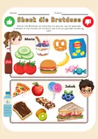 Vorschau - Arbeitsblätter - Check die Brotdose - gesunde Ernährung - Deckblatt
