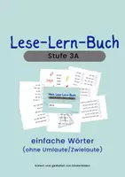 Vorschau - Mal- und Bastelvorlagen - Lese-Lern-Buch Stufe 3: Worte - Deckblatt