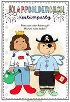 Vorschau - Anderer Materialtyp - Klappbilderbuch mit Aufgabenkarten: Karneval / Fasching - Seite 3