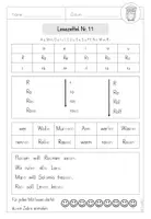 Vorschau - Arbeitsblätter - Lesezettel Klasse 1 – Buchstaben R,T,Au,P,Ei - Seite 3