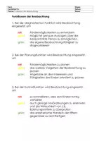 Vorschau - Arbeitsblätter - Funktionen der Beobachtung - Seite 1