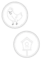 Vorschau - Mal- und Bastelvorlagen - Prickeln rund um den Frühling - Kunstidee Frühling, Kunst Grundschule - Seite 3