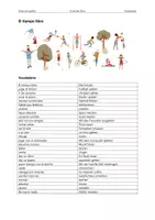 Vorschau - Arbeitsblätter - El tiempo libre – Vocabulario, Ejercicios, Suchsel, Verbos - Deckblatt