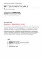 Vorschau - Arbeitsblätter - Gutes Leben – gibt’s dafür eine Formel? - Deckblatt