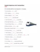 Vorschau - Arbeitsblätter - English Prepositions with Transportation: Englisch Lernen - Seite 2