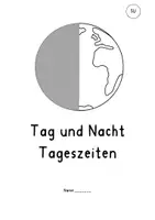 Vorschau - Arbeitsblätter - SU Tag und Nacht, Tageszeiten Heftchen zur Erarbeitung/ABs - Seite 3
