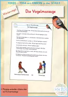 Vorschau - selbst erstellte Cliparts/Grafiken - Yoga zu Wintervögel Vogelmassage Partnermassage - Deckblatt