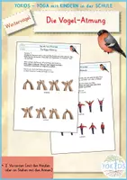 Vorschau - selbst erstellte Cliparts/Grafiken - Materialpaket Yoga zum Thema Wintervögel - Seite 1