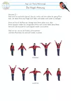 Vorschau - selbst erstellte Cliparts/Grafiken - Materialpaket Yoga zum Thema Wintervögel - Seite 3