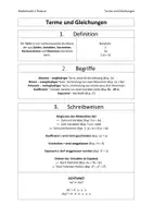 Vorschau - Fördermaterial/Inklusion - Rechnen mit Termen und Gleichungen gesamt - Deckblatt
