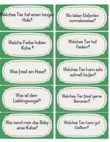 Vorschau - Spiele - Plauderkärtchen / Sprechanlässe - Tiere - Seite 2