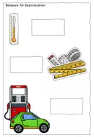 Vorschau - Arbeitsblätter - Dezimalzahlen kennenlernen - Stellenwerttafel und Brüche - Seite 2