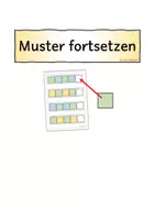 Vorschau - Fördermaterial/Inklusion - Klettmappe, Muster fortsetzen, Förderung #rabattraketenzusalevester25 - Seite 1