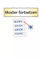 Vorschau - Fördermaterial/Inklusion - Klettmappe, Muster fortsetzen, Förderung #rabattraketenzusalevester25 - Seite 3