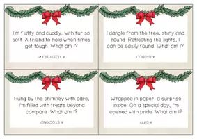 Vista previa - Unidades / Secuencias / Situaciones de Aprendizaje - Christmas RIDDLES - Reading skills activity - página 3