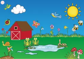 Vorschau - Poster - Wimmelbild | Frühling | Frühblüher - Seite 1