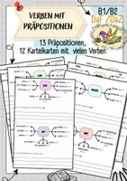 Aperçu - Fiches - Allemand: Verben mit Präpositionen 12 Karteikarten DaF/ DaZ | Verbes avec prépositions 12 fiches DaF/ DaZ - Page de couverture