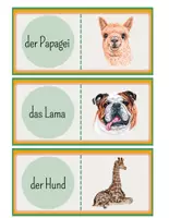 Vorschau - Spiele - Domino / Lesespiel zum Thema Tiere - Seite 3