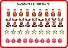 Vista previa - Refuerzo / NEE / Materiales de apoyo - Estimulación cognitiva infantil en Navidad. - página 2