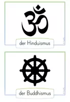 Vorschau - Präsentationen/Tafelbilder - Weltreligionen: Symbolkarten Tafelmaterial - Seite 3