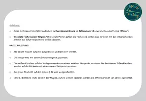 Vorschau - Fördermaterial/Inklusion - Klettaufgaben: Pinguin füttern / ZR 10 - Seite 1