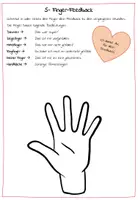 Vorschau - Anderer Materialtyp - Super einfache 5 Finger Feedback-Methode - Deckblatt