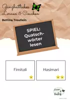 Vorschau - Spiele - Spielkarten - Quatschwörter lesen - Deckblatt