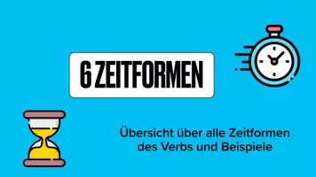Vorschau - Präsentationen/Tafelbilder - DEUTSCH. Die Zeitformen Übersicht (Keynote/PP/PDF) - Seite 1