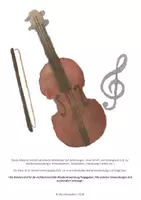 Vorschau - Bildkarten - Aquarellbild | Musik - Deckblatt