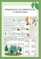 Vorschau - Stundenentwürfe - Umweltpolitik in Deutschland (Materialien und Lösungen) - Deckblatt