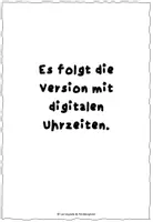 Vorschau - Stationenlernen - Uhrzeit volle Stunden - Klammerkarten mit 100 Aufgaben; analog, digital und in Umgangssprache - Seite 3