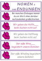 Vorschau - Aufgabenkarten - Deutsch: Endungen von Nomen - Übungskarten Karneval - Seite 1