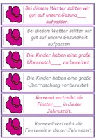 Vorschau - Aufgabenkarten - Deutsch: Endungen von Nomen - Übungskarten Karneval - Seite 3