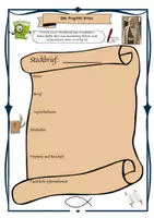 Vorschau - Arbeitsblätter - Verschiedene Propheten und Steckbriefe - Amos, Jesaja, Jeremia, Elija mit Lösungen (Klasse 5/6/7) - Seite 1