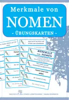 Vorschau - Fördermaterial/Inklusion - Deutsch Merkmale von Nomen - Übungskarten - Deckblatt