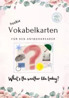 Vorschau - Stationenlernen - Vokabelkarten „Wetter“ für den AnybookReader Klasse 1 - 4 anpassbar alle Sprachen - Deckblatt