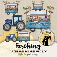 Vorschau - selbst erstellte Cliparts/Grafiken - Cliparts Fasching Karneval Fastnacht - Seite 3