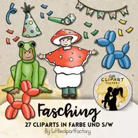 Vorschau - selbst erstellte Cliparts/Grafiken - Cliparts Fasching Karneval Fastnacht - Seite 2