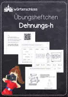 Vorschau - Arbeitsblätter - Übungsheft Dehnungs-h - Mini - Seite 1