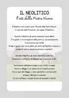 anteprima - Schede informative - Schede didattiche Neolitico - Pagina 1