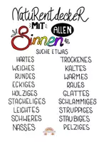 Vorschau - Arbeitsblätter - Naturentdecker mit allen Sinnen - Deckblatt